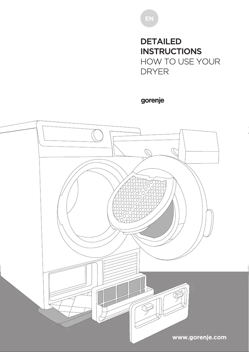 Page 1 de la notice Manuel utilisateur Gorenje D8565NB
