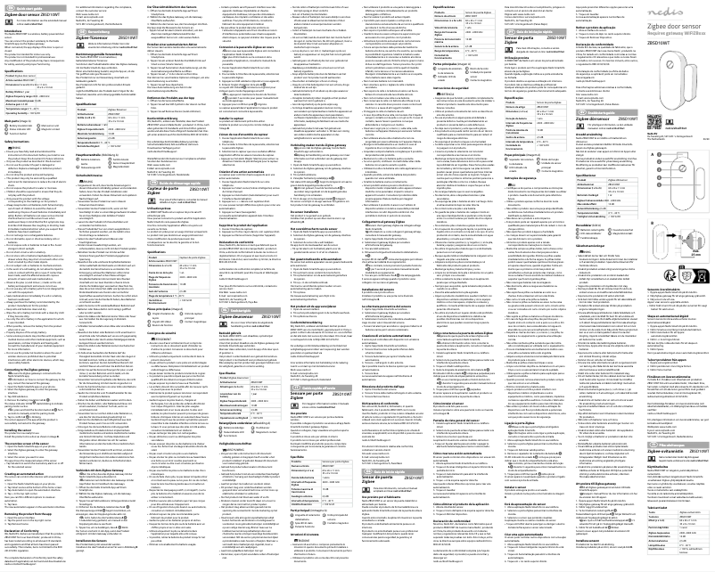 Page 1 de la notice Manuel utilisateur Nedis ZBSD10WT