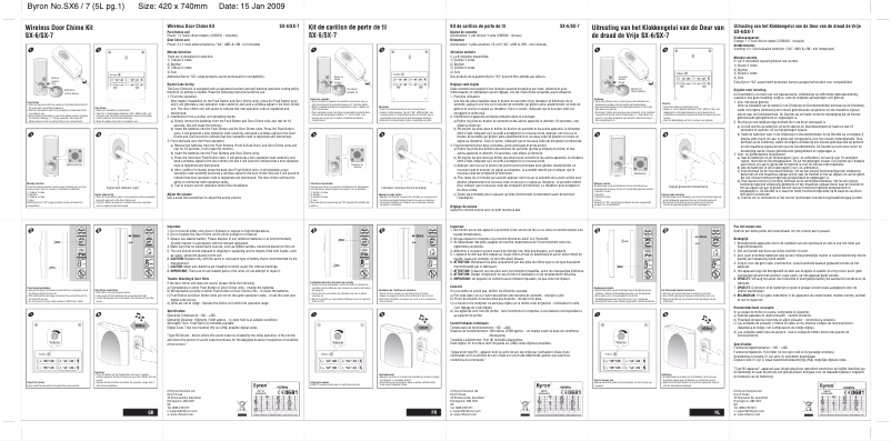 Página 1 del manual Manual de usuario Elro SX7