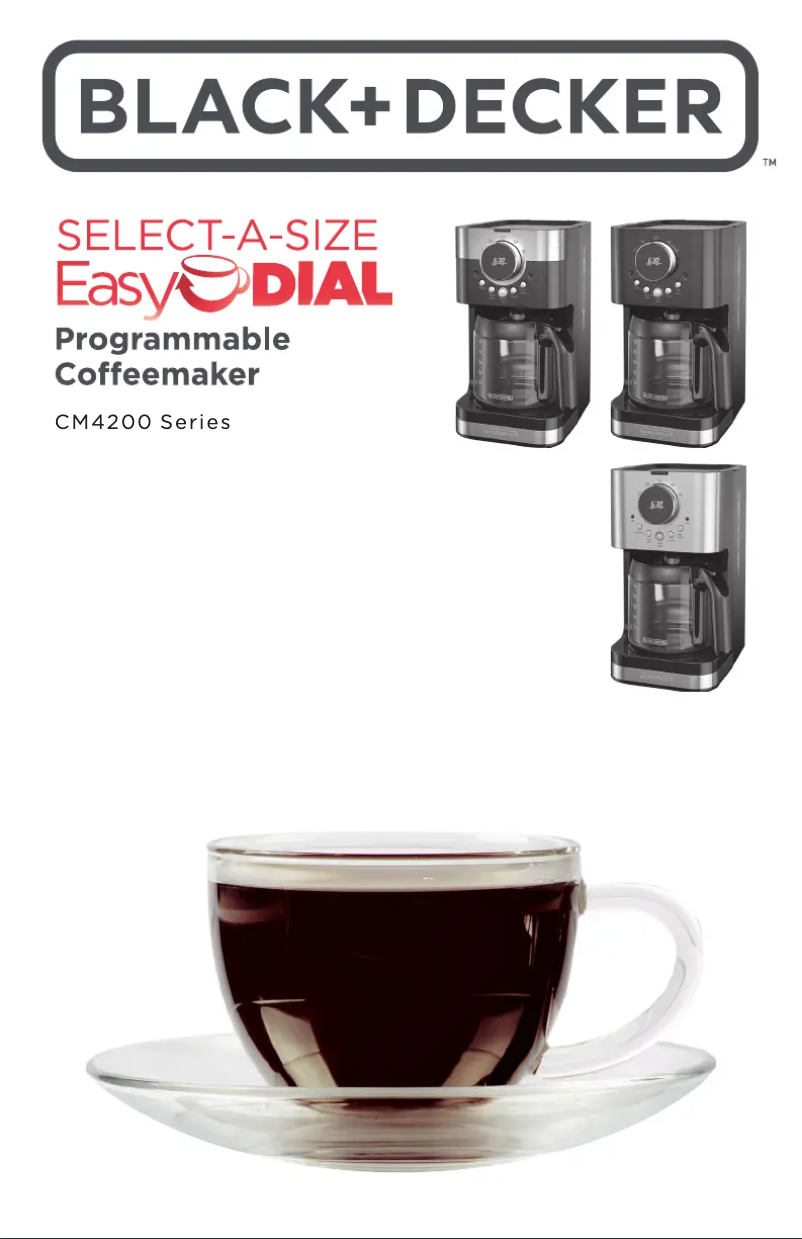 Page 1 de la notice Manuel utilisateur Black & Decker CM4200S