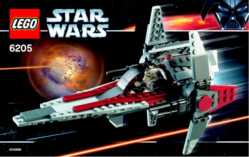 Page 1 de la notice Manuel utilisateur Lego V-wing fighter (TM)