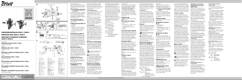 Page n°1 - Manuel utilisateur Crivit IAN 317037
