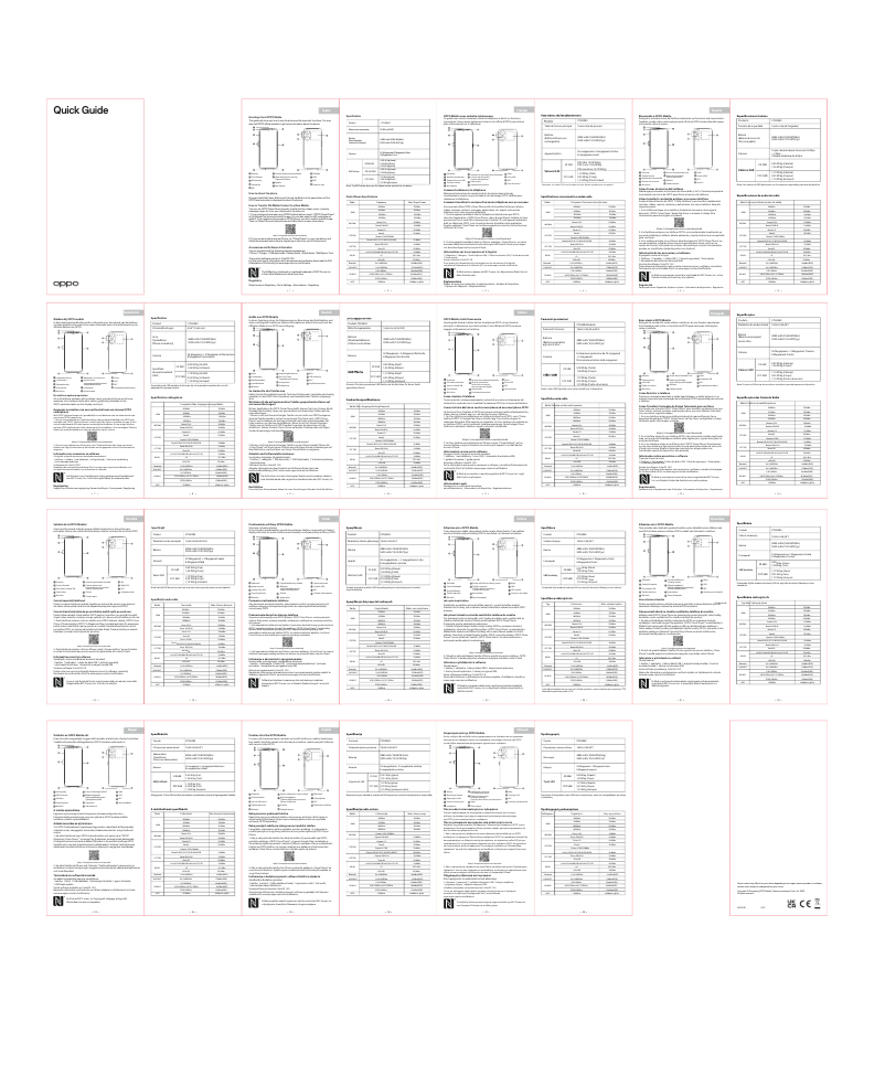 Page 1 de la notice Guide de démarrage rapide Oppo A78 5G
