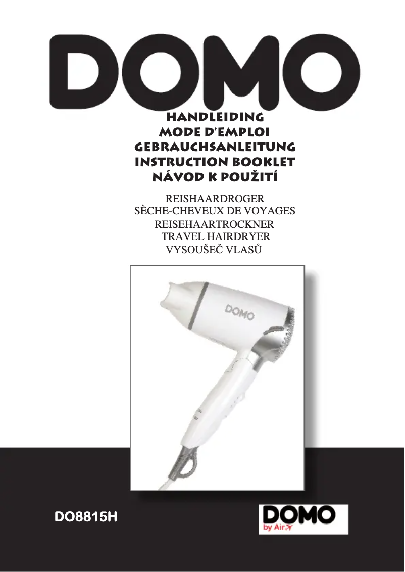 Page 1 de la notice Manuel utilisateur Domo DO8815H