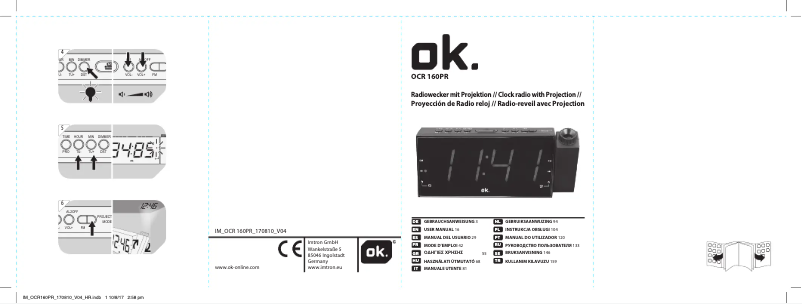 Page n°1 - Manuel utilisateur OK OCR 160PR
