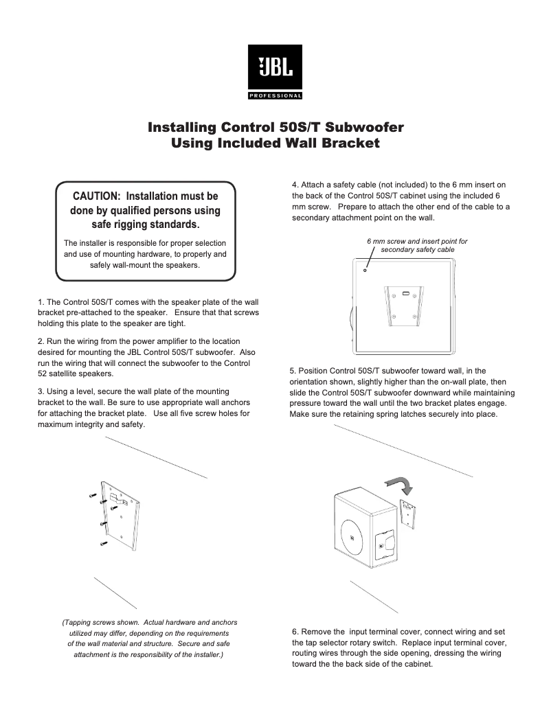 Image de la première page du manuel de l'appareil Control 50S/T