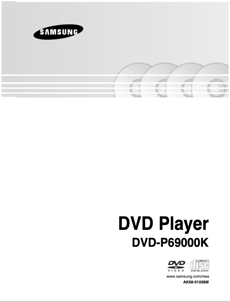 Imagen de la primera página del manual del dispositivo DVDP69000K