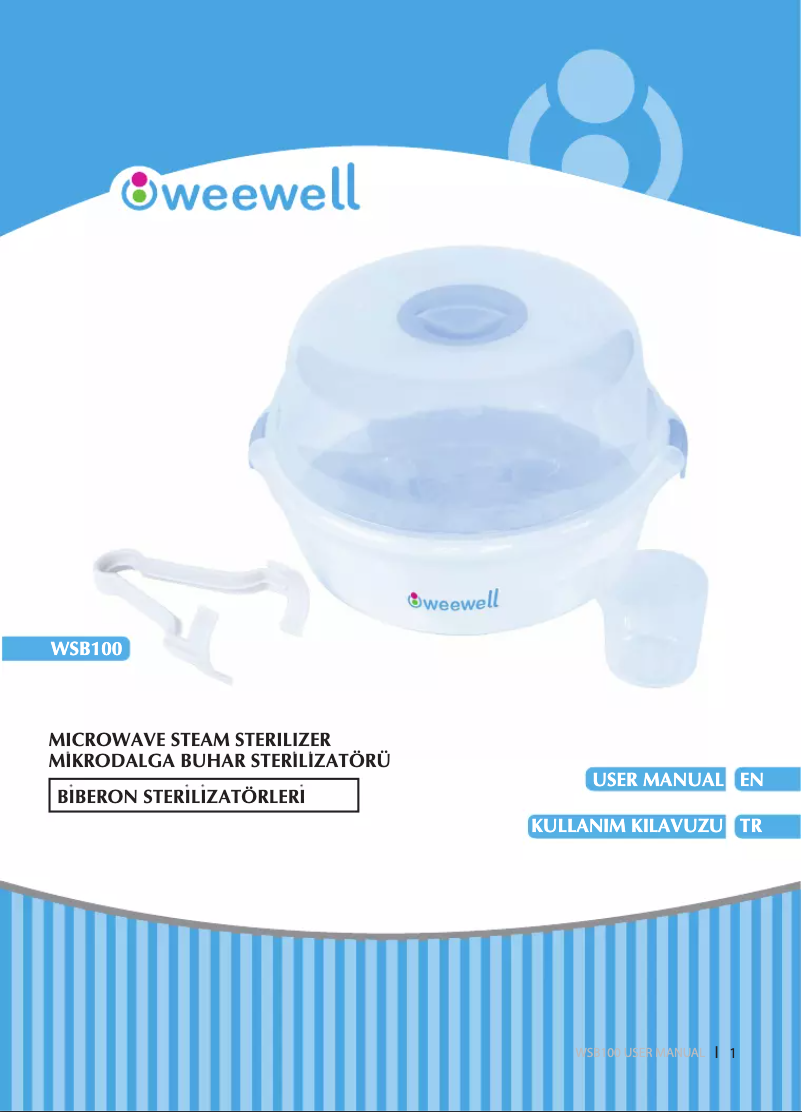 Page 1 de la notice Manuel utilisateur Weewell WSB100