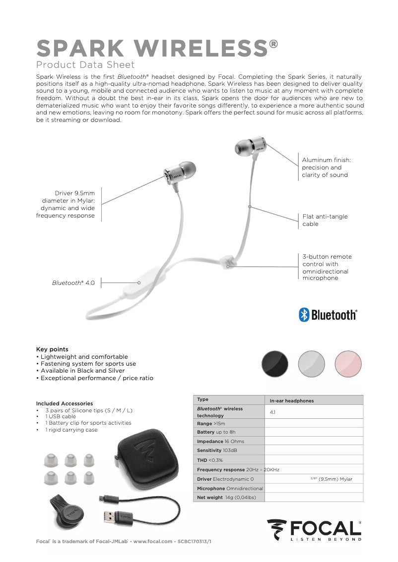 Image de la première page du manuel de l'appareil Spark Wireless