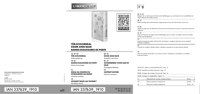 Page n°1 - Manuel utilisateur Livarno Lux IAN 337639