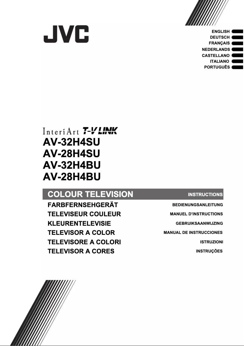 Image de la première page du manuel de l'appareil AV-32H4BU