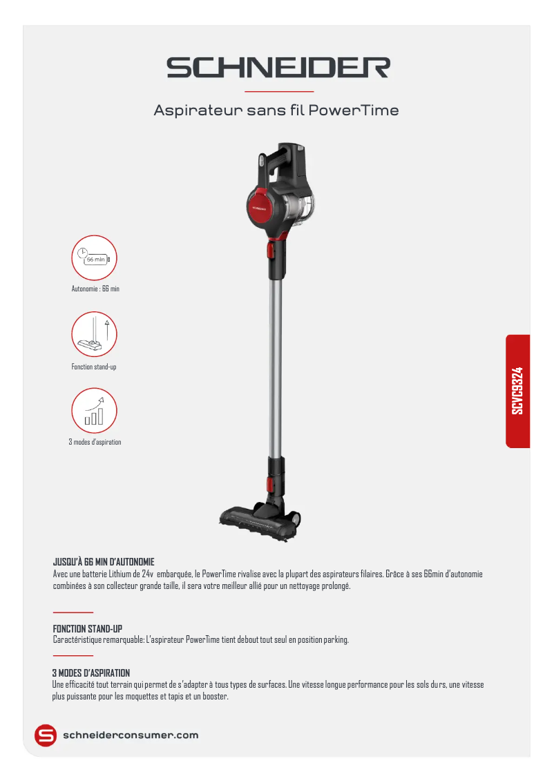 Image de la première page du manuel de l'appareil SCVC9324