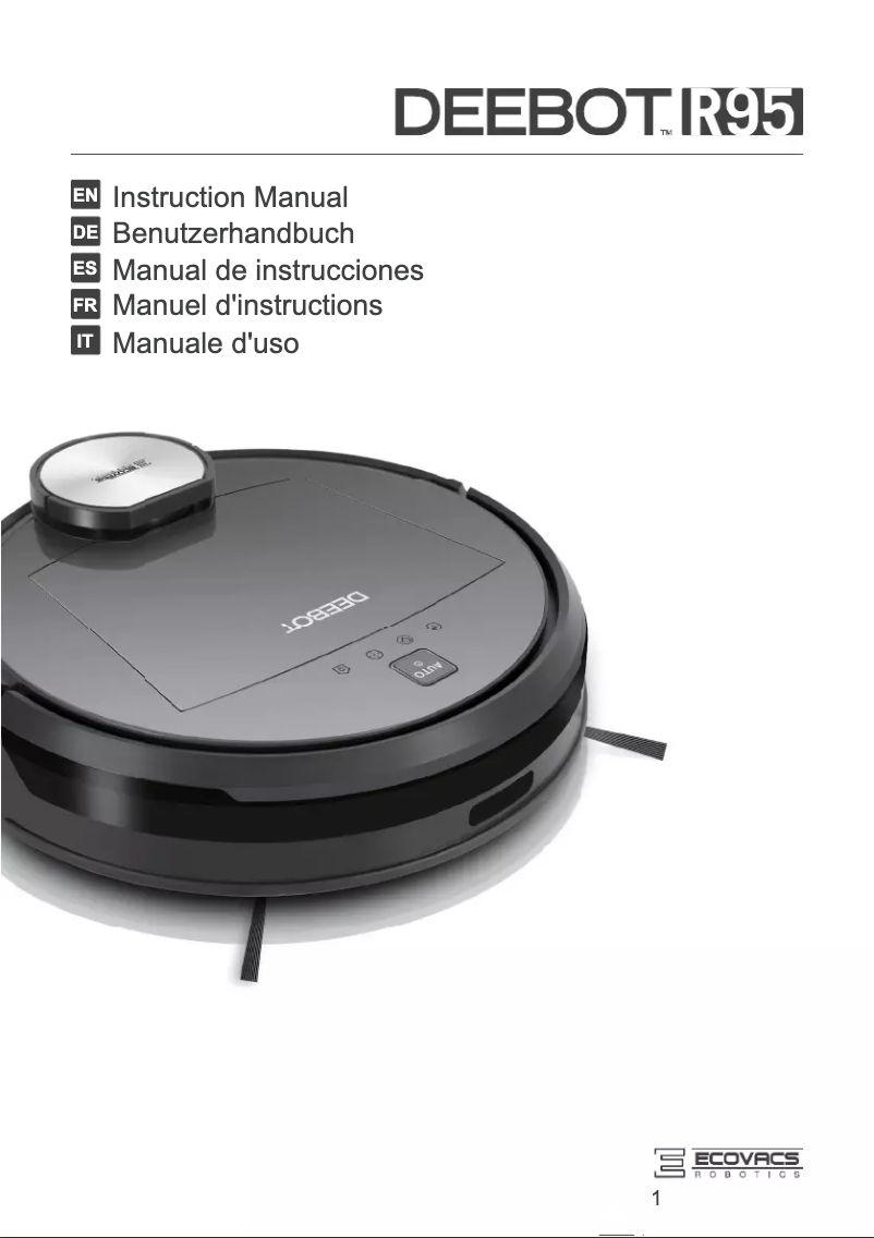 Página 1 del manual Manual de usuario ECOVACS DEEBOT R95MKII