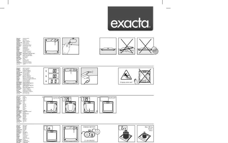 Page 1 de la notice Manuel utilisateur Exacta Classic