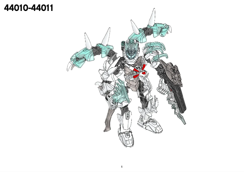 Page n°1 - Manuel utilisateur Lego STORMER