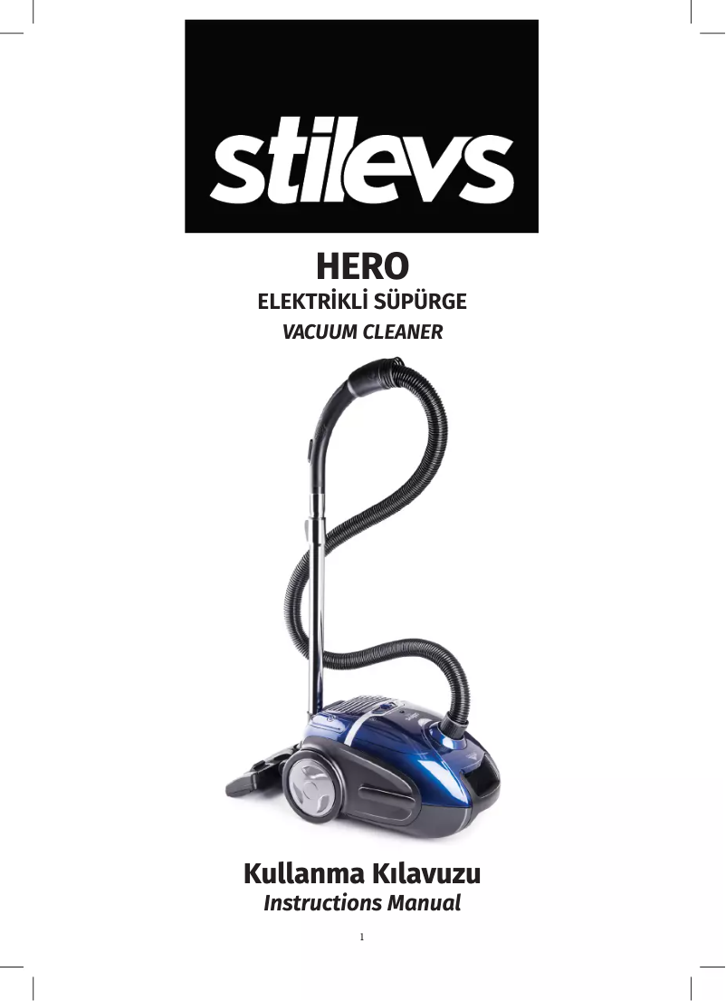 Page 1 de la notice Manuel utilisateur Stilevs Hero