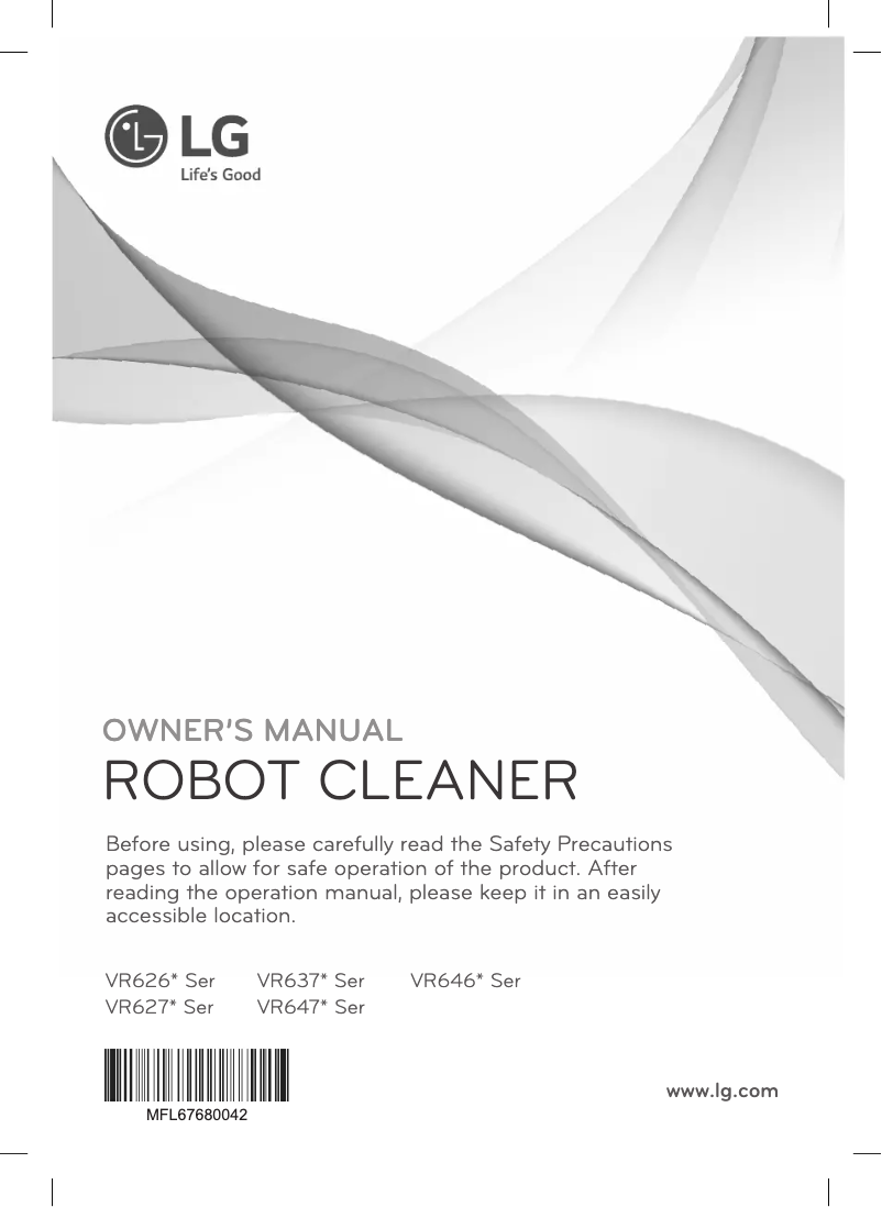 Page n°1 - Manuel utilisateur LG VR6460LV