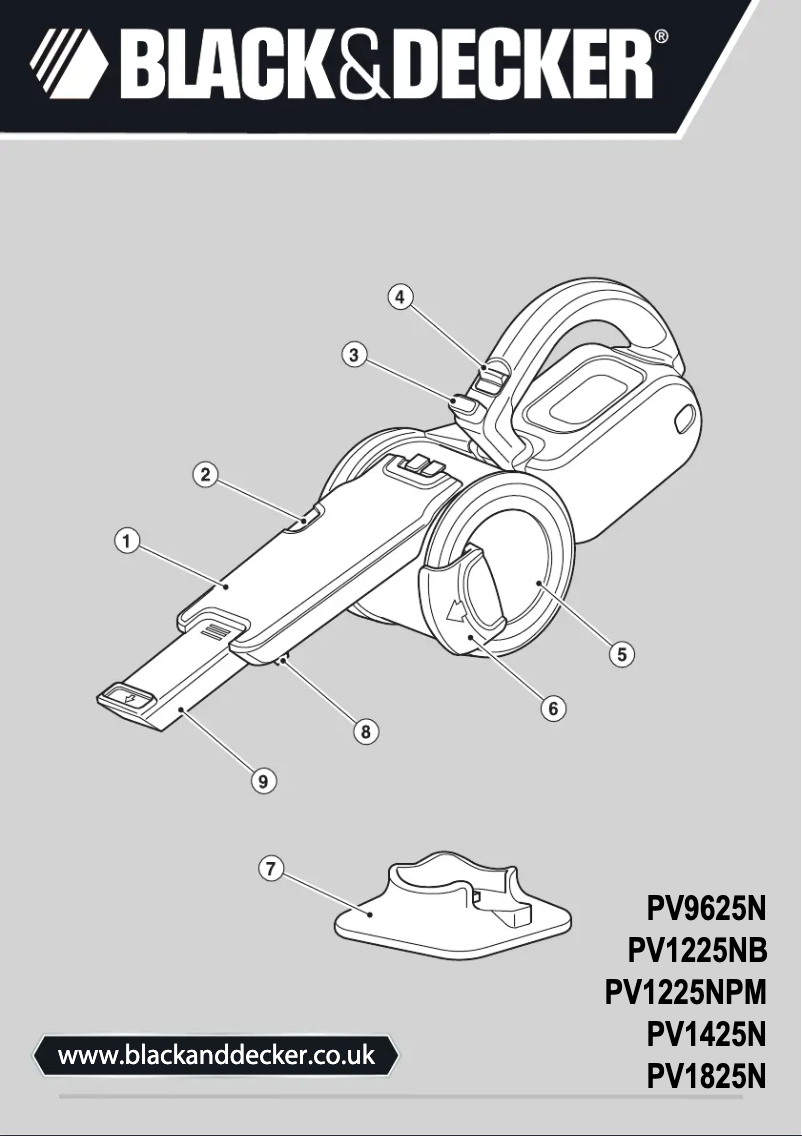 Imagen de la primera página del manual del dispositivo PV1825