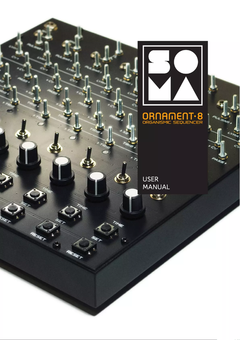 Imagen de la primera página del manual del dispositivo Ornament-8