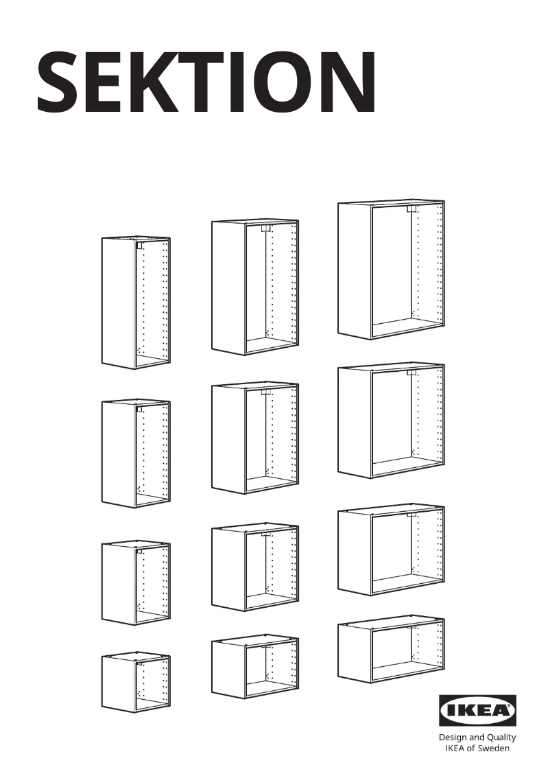 Image de la première page du manuel de l'appareil SEKTION 402.654.56