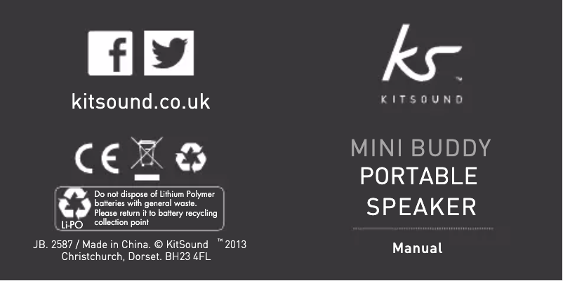 Image de la première page du manuel de l'appareil KSNMBPUG