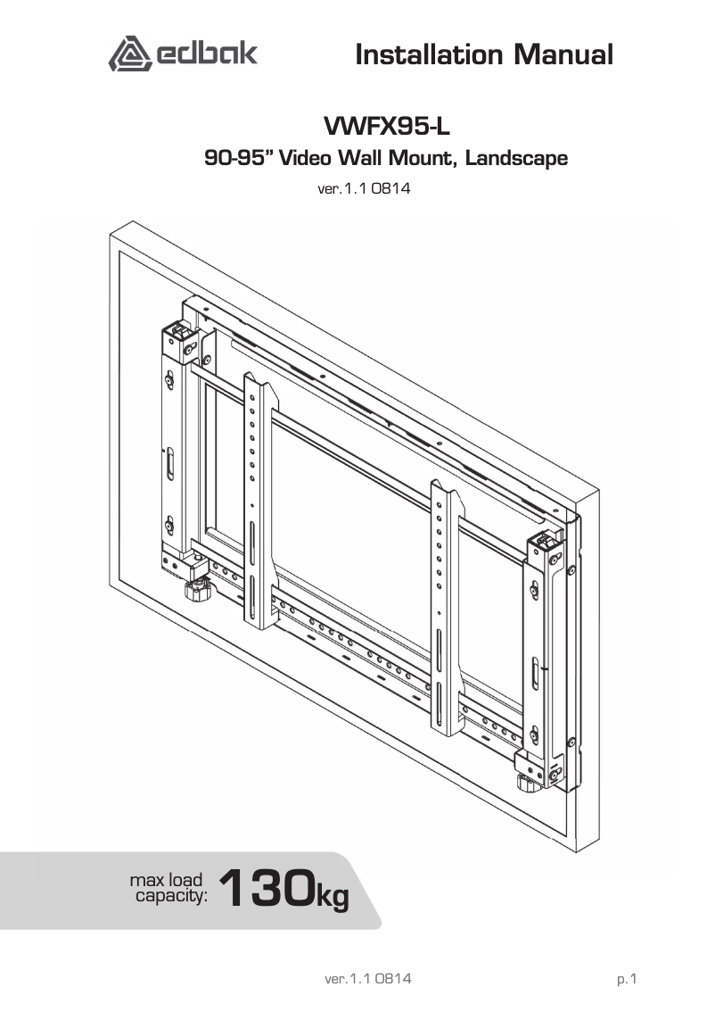 Image de la première page du manuel de l'appareil VWFX95-L