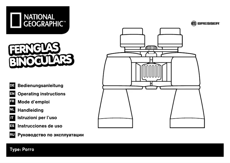 Page 1 de la notice Manuel utilisateur Bresser National Geographic 8X40