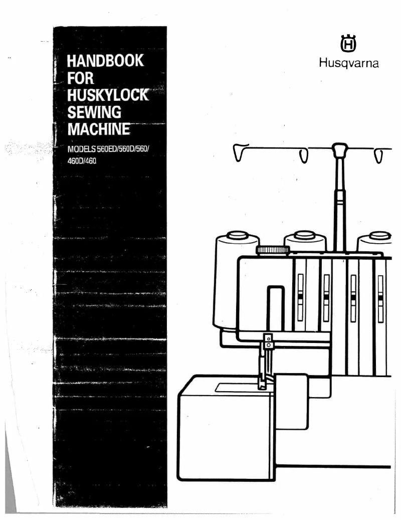 Page 1 de la notice Manuel utilisateur Husqvarna Huskylock 560