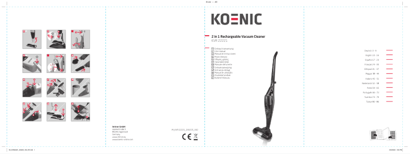 Page 1 de la notice Manuel utilisateur Koenic KVR 22221