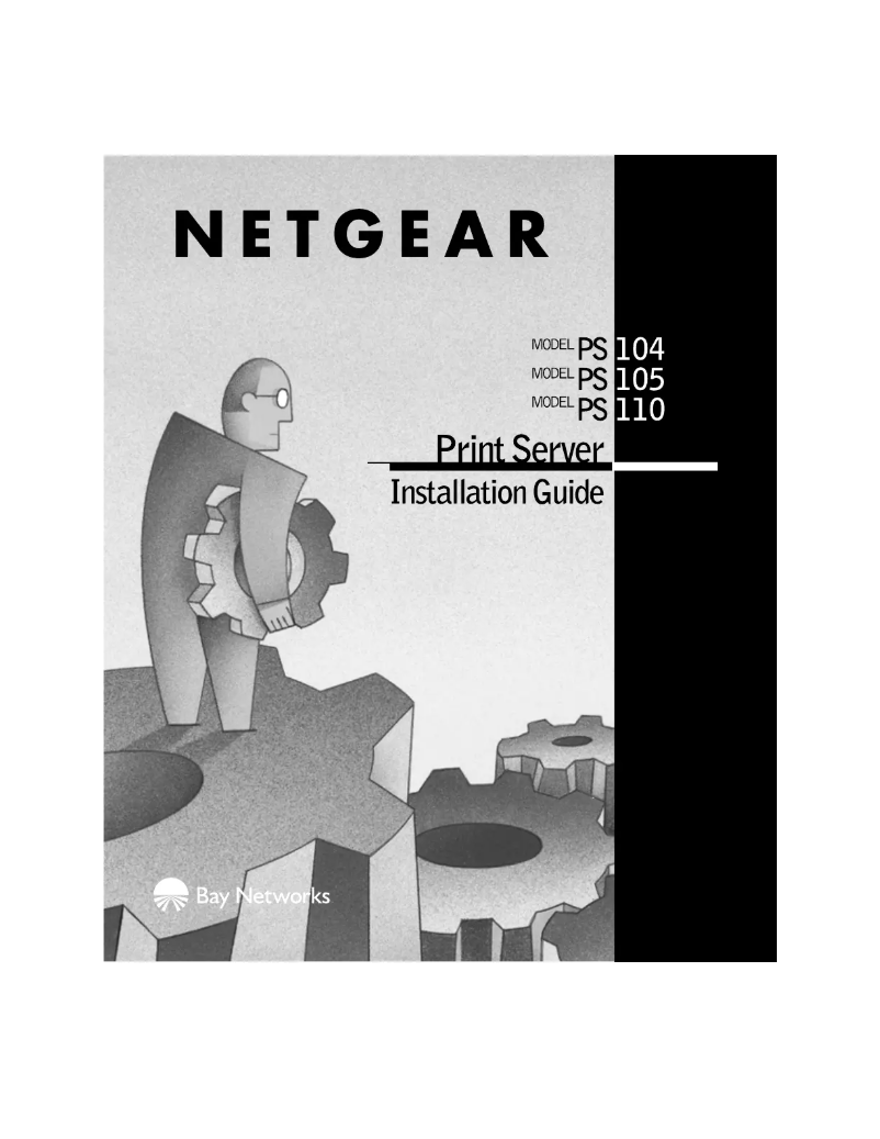 Page n°1 - Guide d'installation Netgear PS104