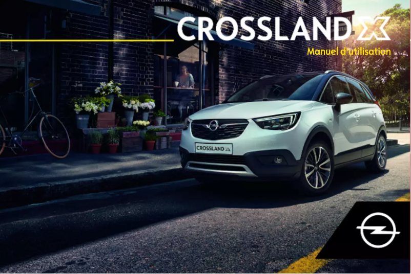 Imagen de la primera página del manual del dispositivo Crossland X (2018)