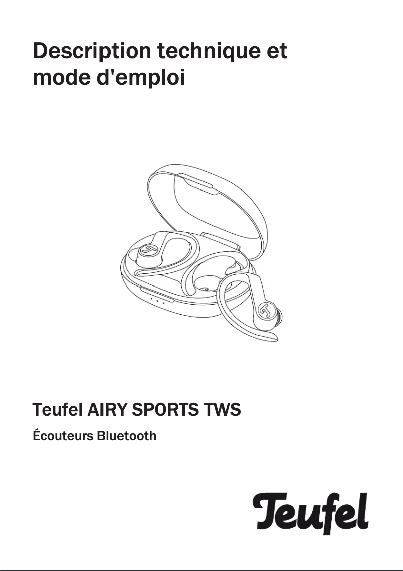 Image de la première page du manuel de l'appareil Airy Sports