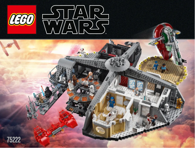 Page 1 de la notice Manuel utilisateur Lego Star Wars 75222