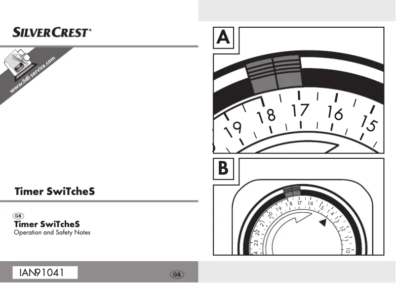 Page n°1 - Manuel utilisateur SilverCrest IAN 91041