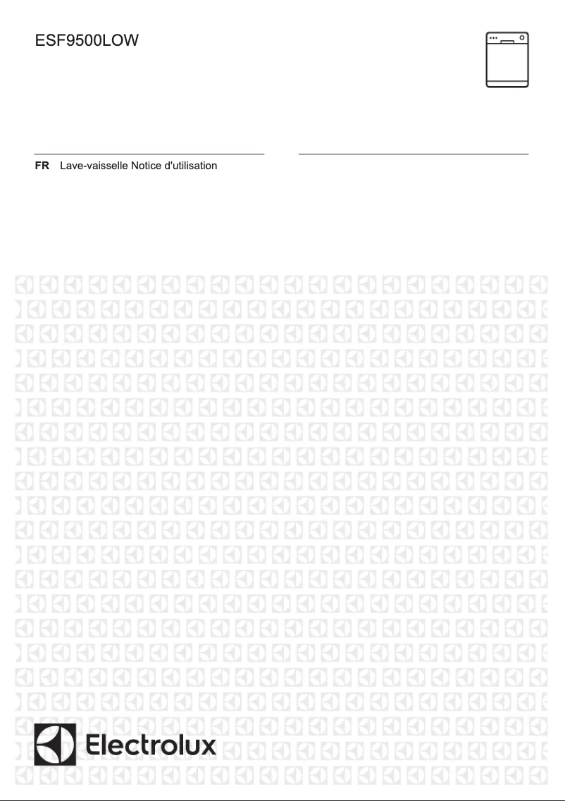 Page n°1 - Manuel utilisateur Electrolux ESF9500LOW