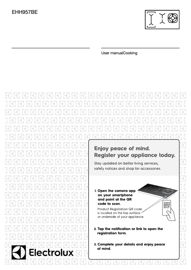 Page n°1 - Manuel utilisateur Electrolux EHH957BE