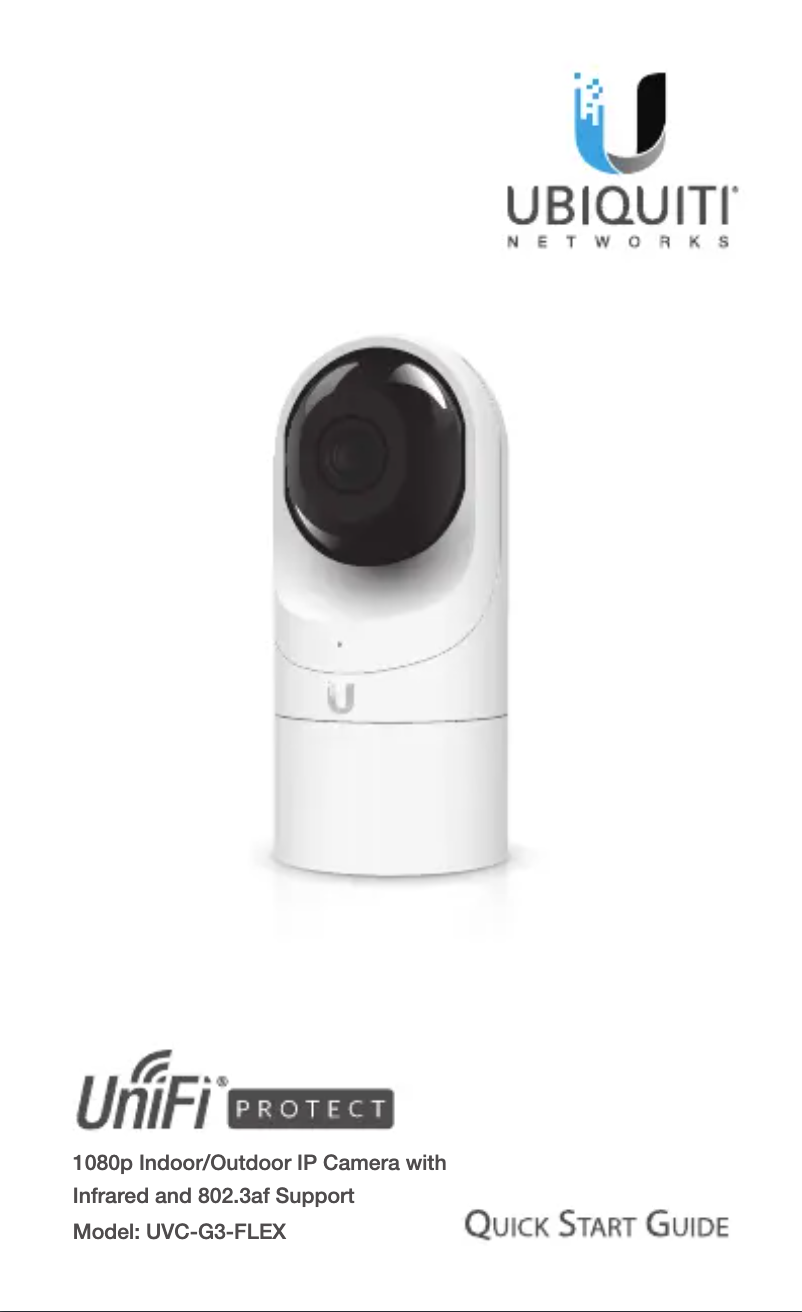 Page n°1 - Manuel utilisateur Ubiquiti Networks UniFi Protect
