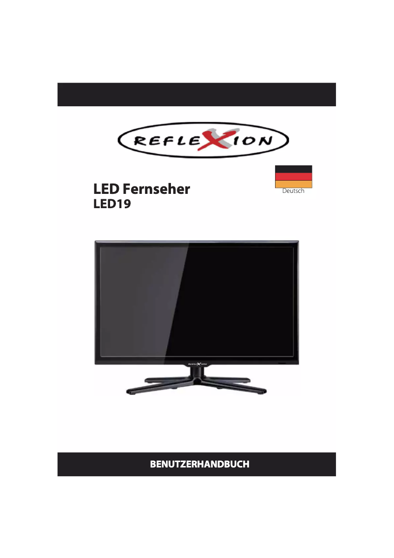 Page 1 de la notice Manuel utilisateur Reflexion LED19FWMB14