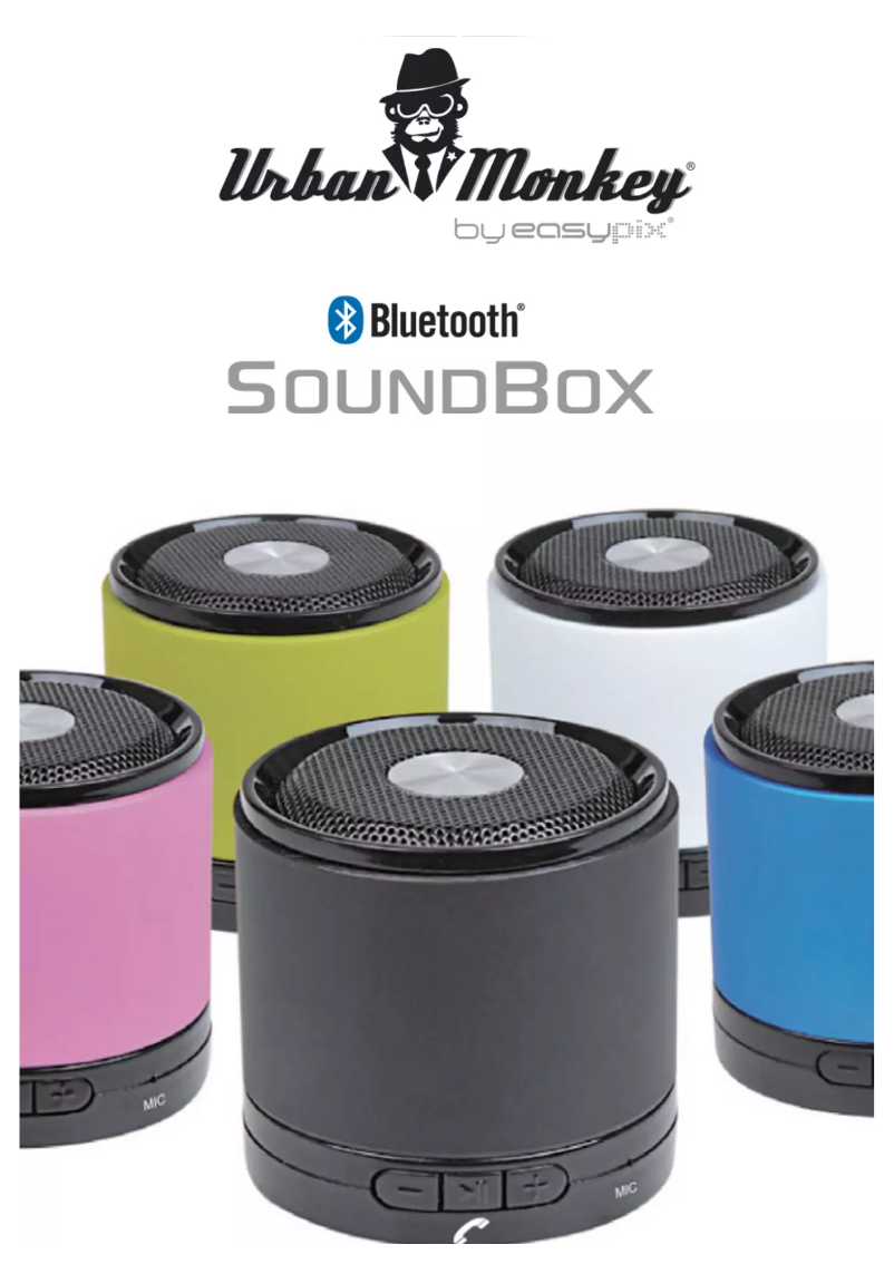 Image de la première page du manuel de l'appareil Bluetooth SoundBox