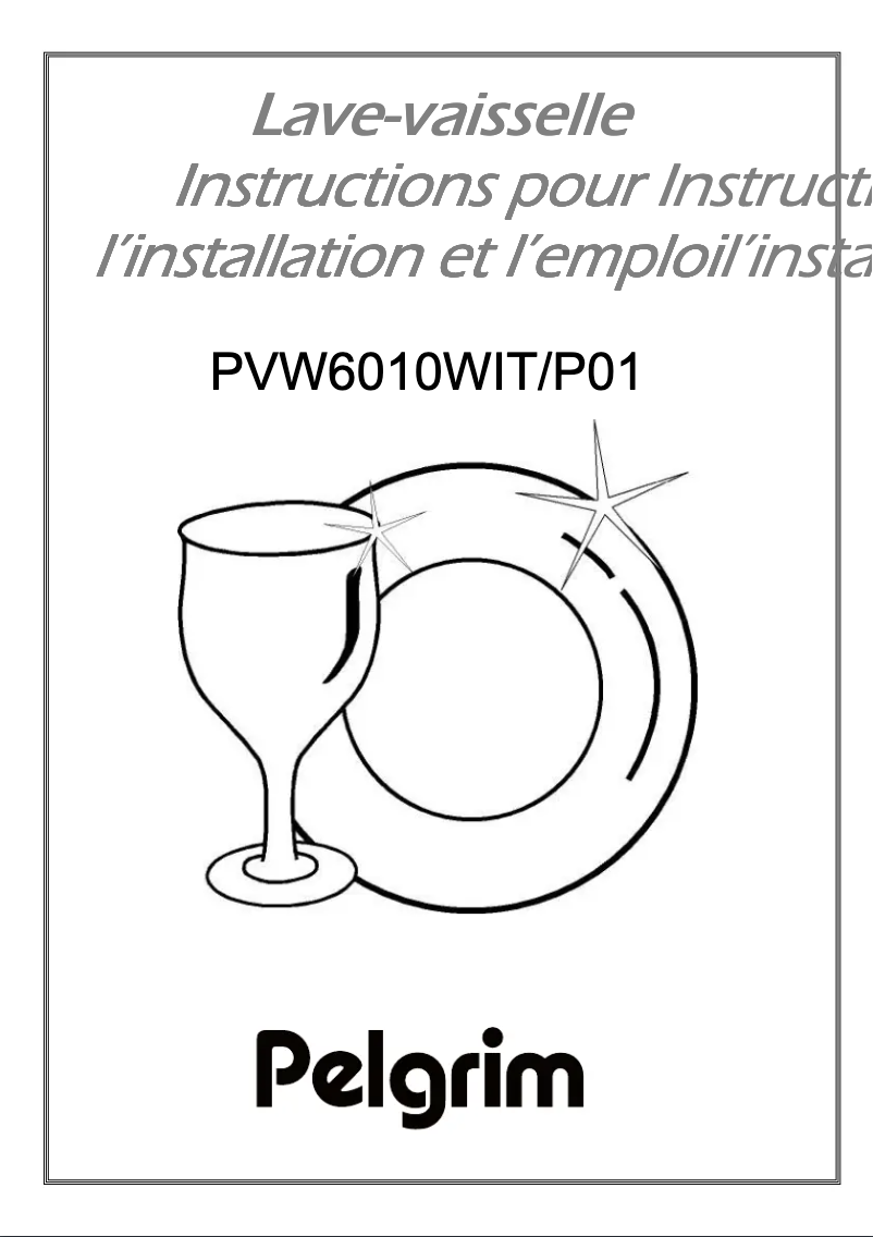 Image de la première page du manuel de l'appareil PVW6010