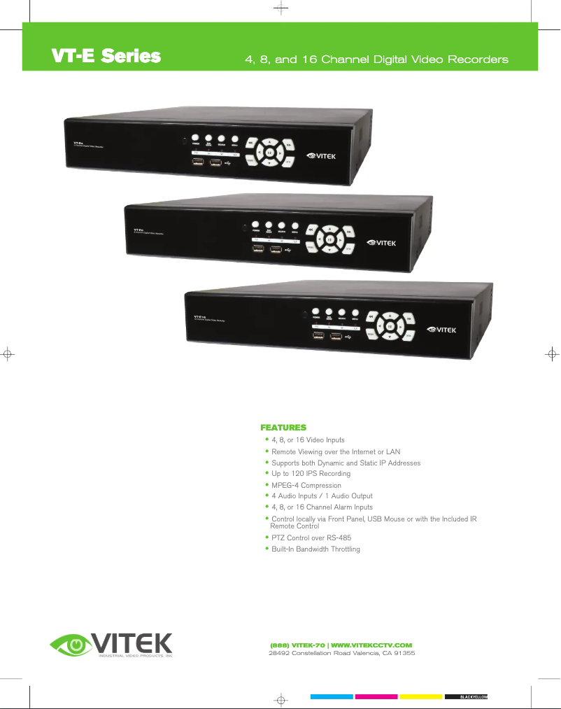 Page 1 of the manual User Manual Vitek VT-E8