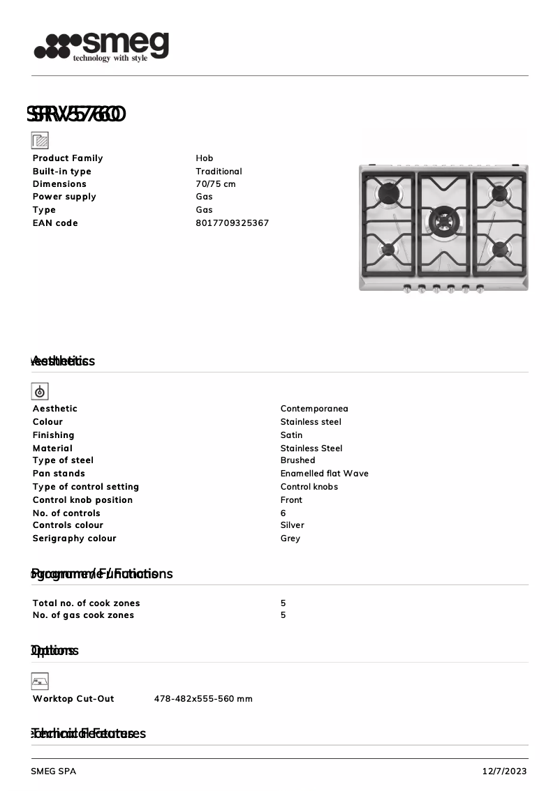 Image de la première page du manuel de l'appareil SRV576O