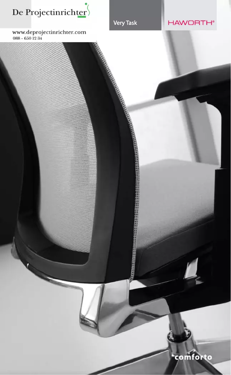 Page n°1 - Manuel utilisateur Haworth Very Task