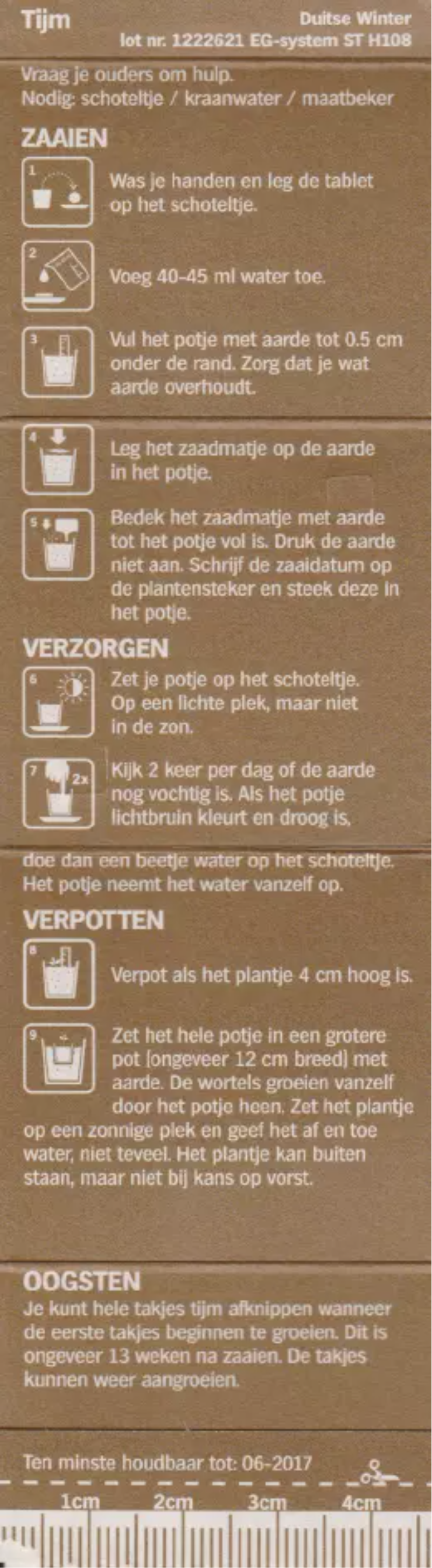Page n°1 - Manuel utilisateur Albert Heijn Moestuintje Tijm
