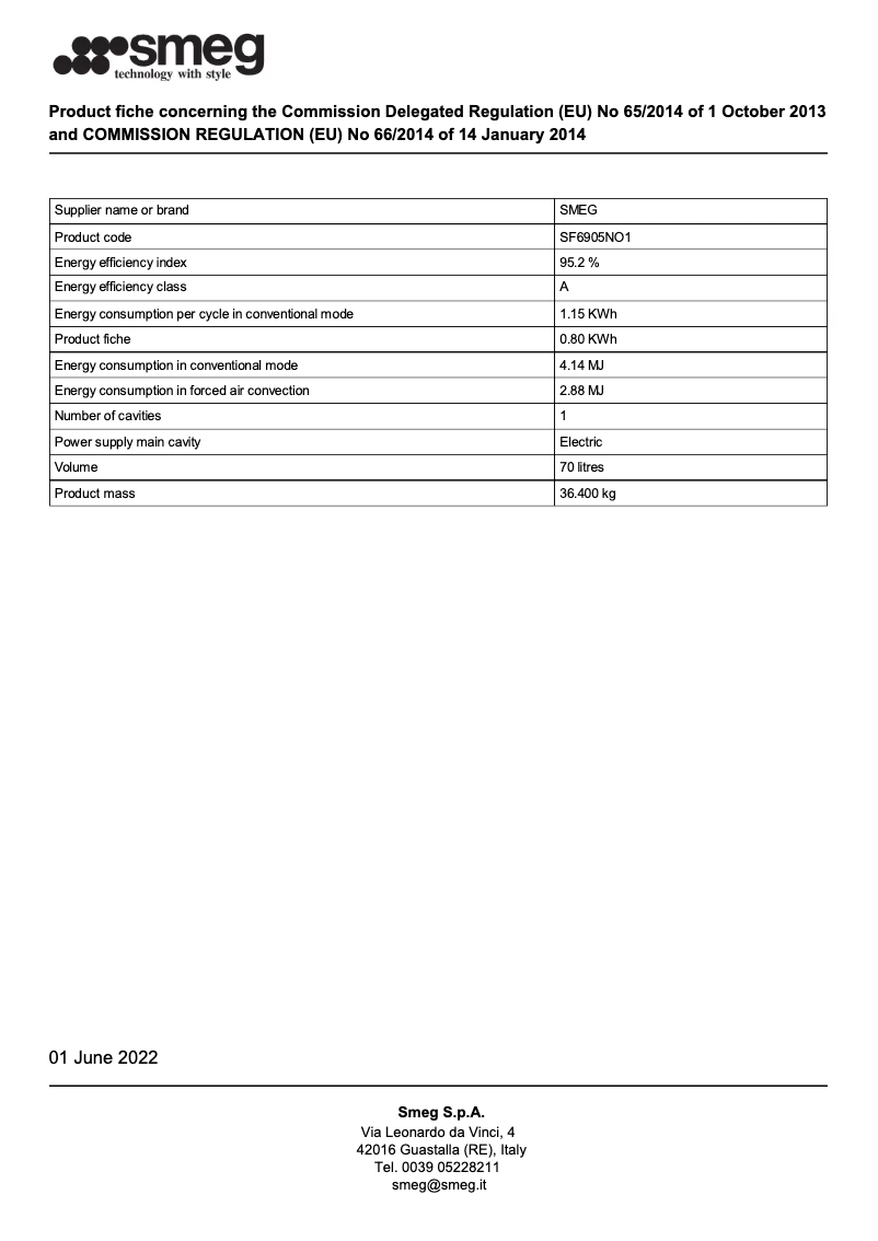 Image de la première page du manuel de l'appareil SF6905NO1