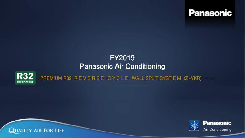 Page 1 de la notice Manuel utilisateur Panasonic CS-CU-Z80VKR