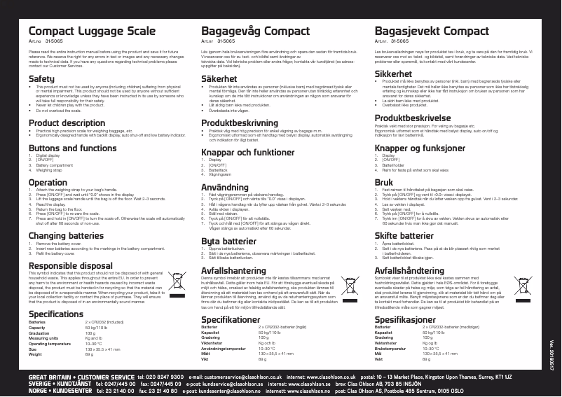 Image de la première page du manuel de l'appareil 31-5065
