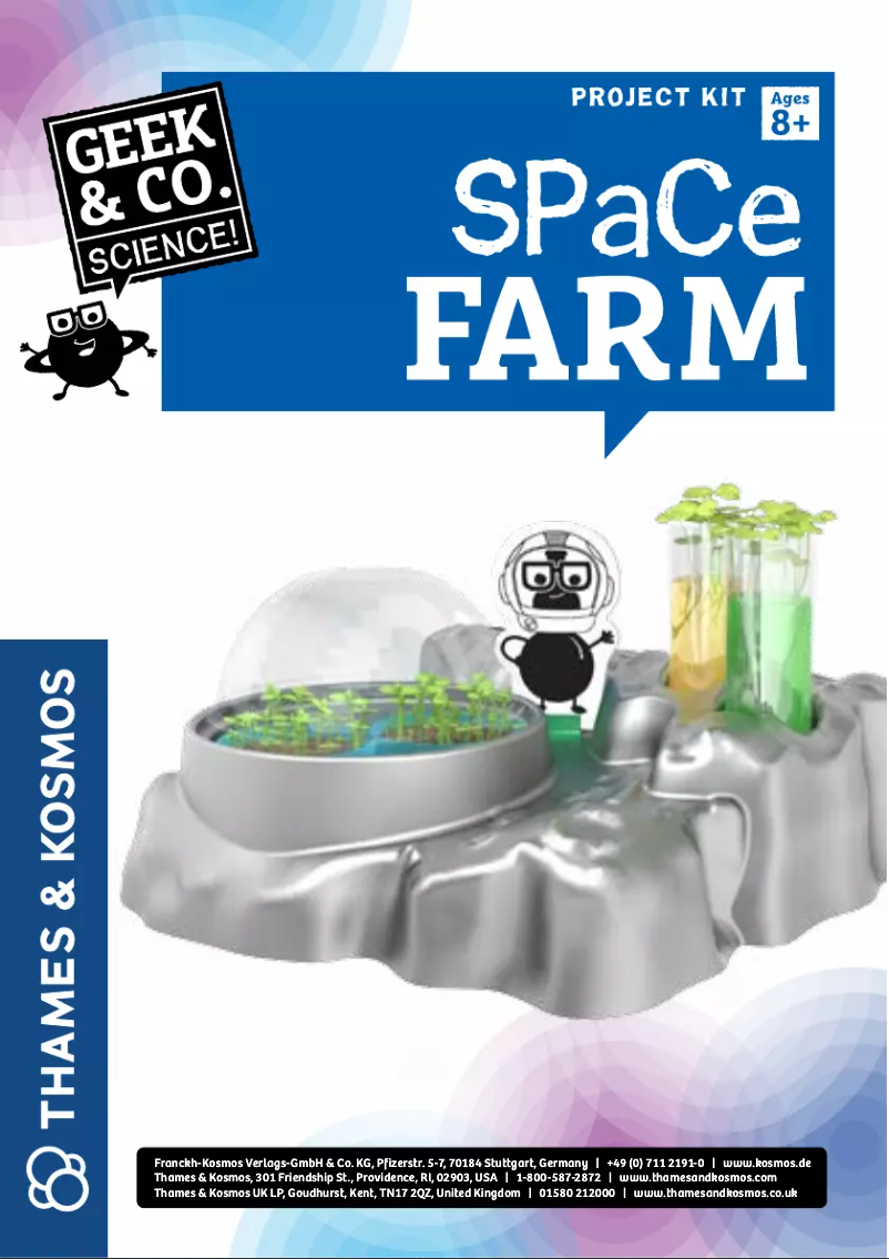 Page 1 de la notice Manuel utilisateur Thames & Kosmos Space Farm
