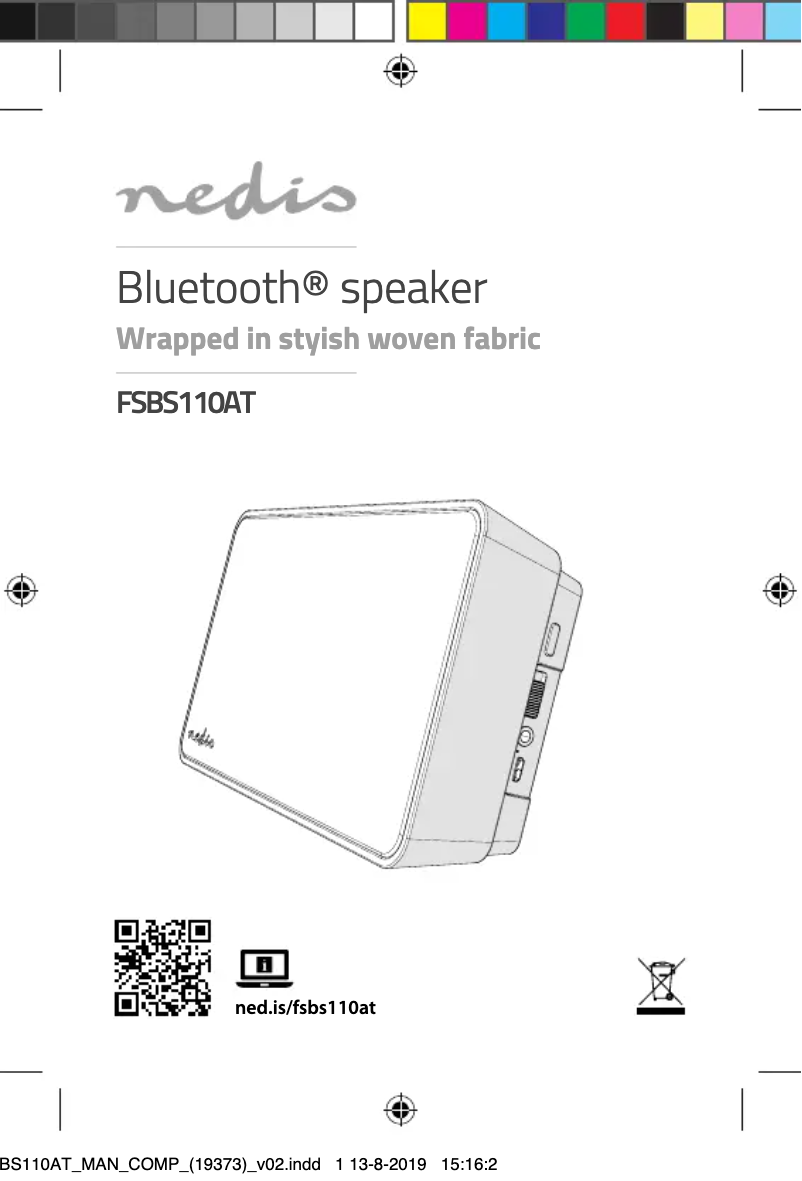 Page 1 de la notice Manuel utilisateur Nedis FSBS110AT