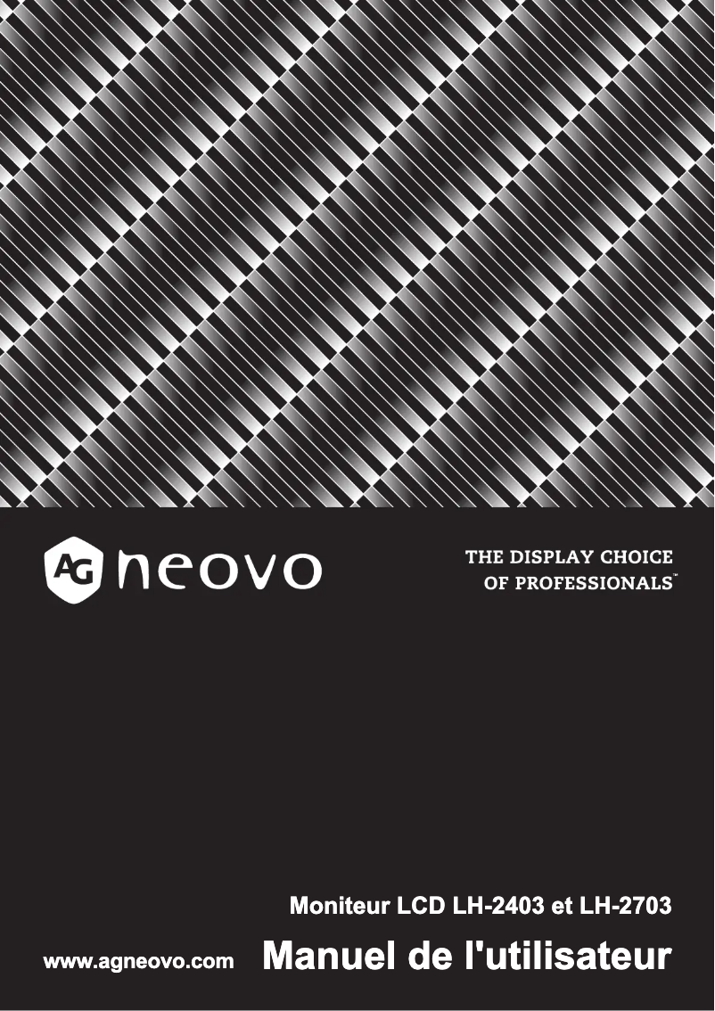 Image de la première page du manuel de l'appareil LH-2403